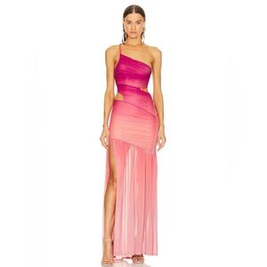 MICHAEL COSTELLO X REVOLVE Giustina Maxi Dress in Pink Ombre large